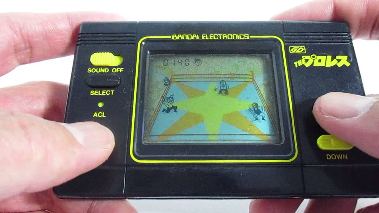 17020 Bandai LCD Game Digital The Pro Wrestling made in Japan