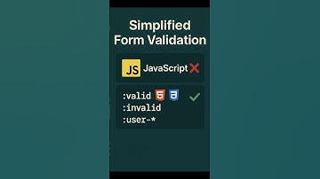 Form Validation with HTML CSS only without JavaScript #formvalidation #css3 #pseudoclass #html5