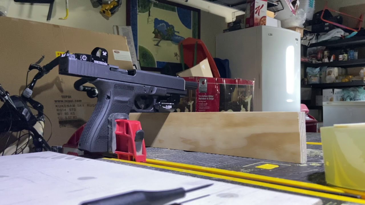 How to bore sight red dot on a pistol Boresight reddot YouTube