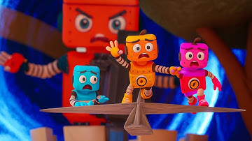 Teeny and Tiny! 🚀 Epic Robot Adventure + Songs & Stories Compilation | Rusty’s World