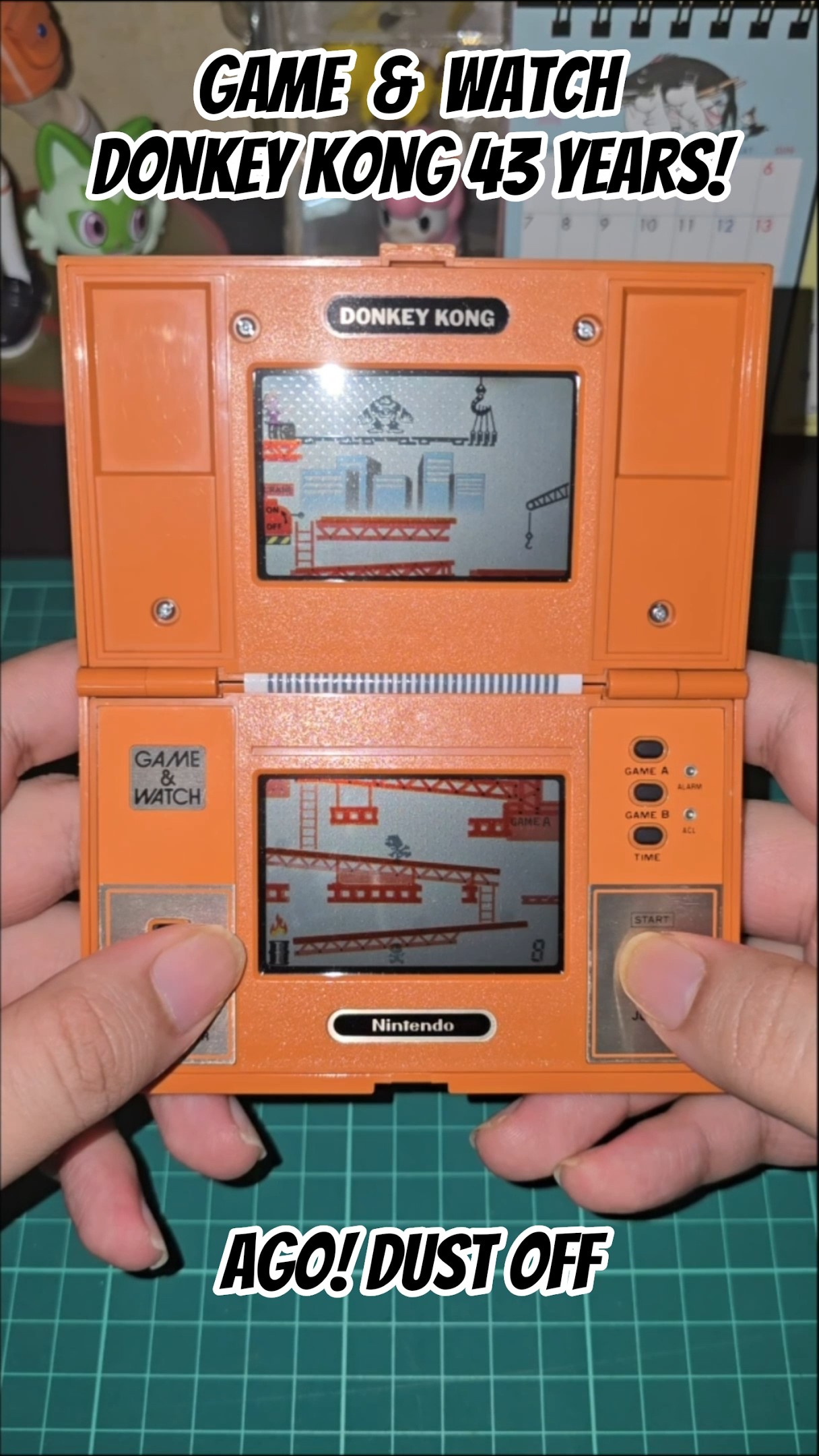 Opened 43 Years old Game & Watch Donkey Kong! - YouTube