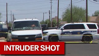 Alleged intruder shot by Phoenix homeowner