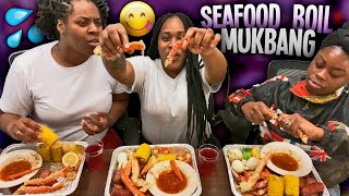 SEAFOOD BOIL WITH BLOVES SMACKALICIOUS *ASMR*