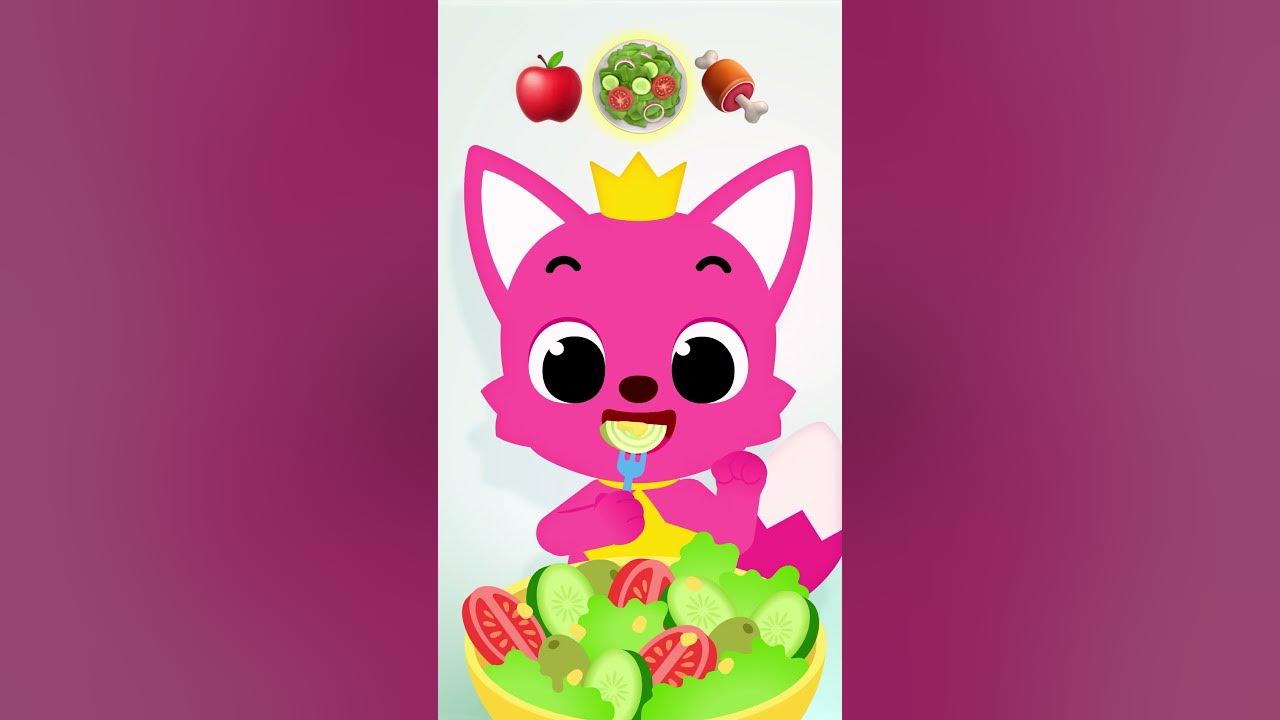 Pinkfong's Mukbang #shorts #mukbang #asmr