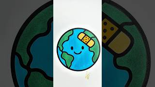 Save The Planet ASMR 🌍💙 Satisfying Coloring