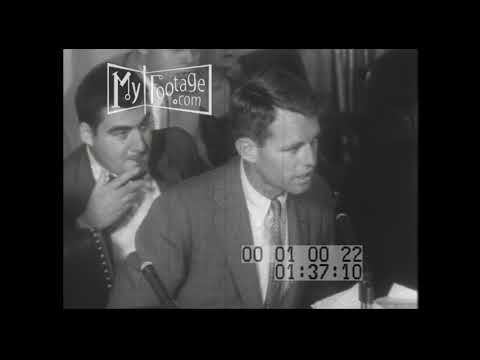 1957  Robert F Kennedy Interrogates Jimmy Hoffa