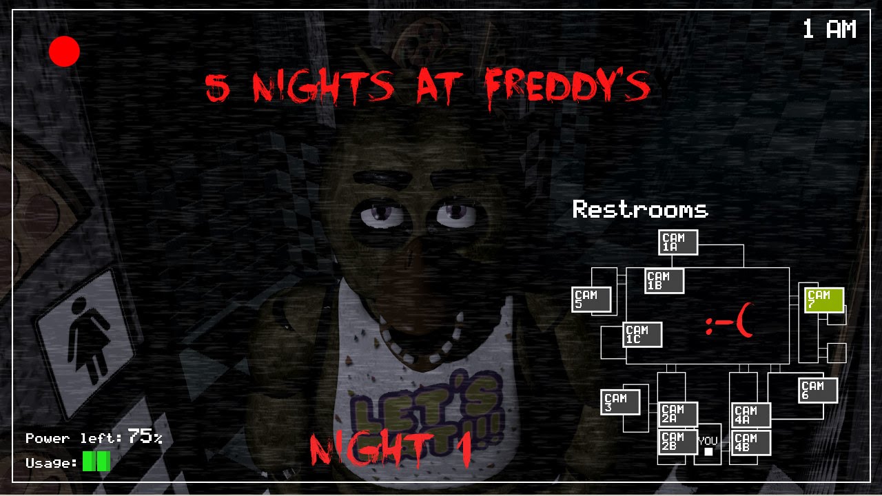 WARNING NEVER GO TO CHUCK E CHEESE 5 Nights At Freddy s Night 1 Nerve Racking YouTube