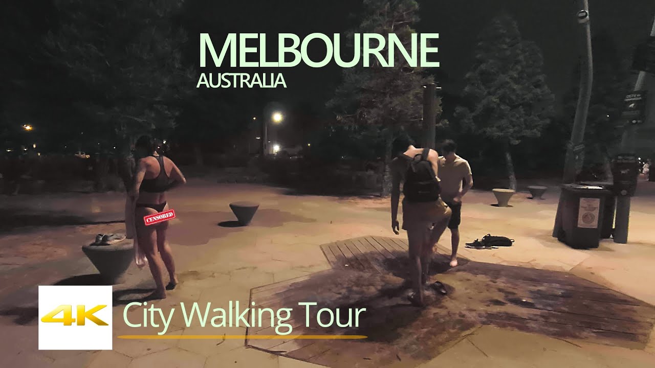 AUSTRALIAN WEEKEND NIGHTLIFE IN MELBOURNE ST KILDA RED LIGHT DISTRICT SUMMER 2022