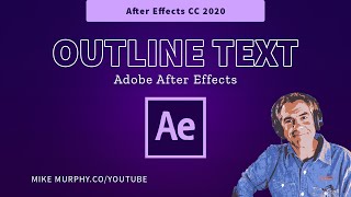 After Effects: How To Outline Text (No Fill)