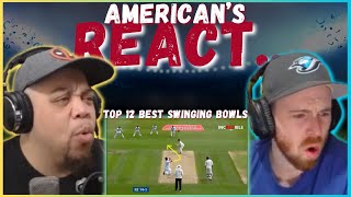 AMERICAN REACTS TO THE TOP 12 MOST INSANE SWING BOWLING IN CRICKET HISTORY || REAL FANS SPORTS