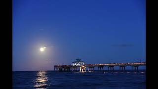 Full Moon Rise, Deerfield Beach, Florida- July 16, 2019