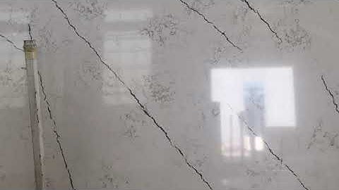 Black Veins Carrara Quartz Slabs Video From KUNGFUSTONE