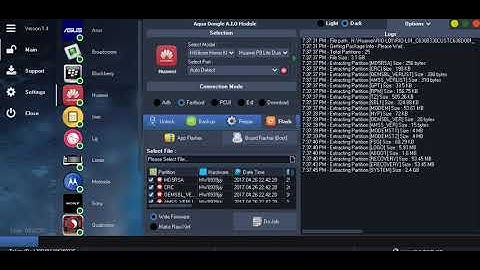 how to make Raw Xml file from UPDATE.APP file with Aqua dongle
