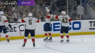 Famous Carter Verhaeghe Scores Game 7 OT Winning Goal to Beat the Record Setting Bruins! (4/30/23) Wealth