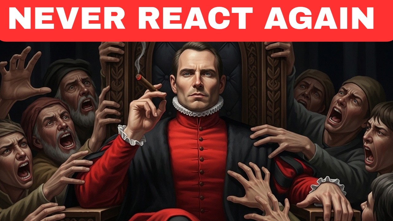 How To Never Get Angry or Bothered By Anyone | Machiavelli’s Ruthless Wisdom