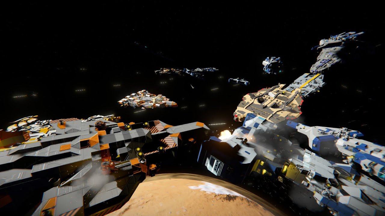 Space Engineers Fleet Battles Episode 55 - YouTube