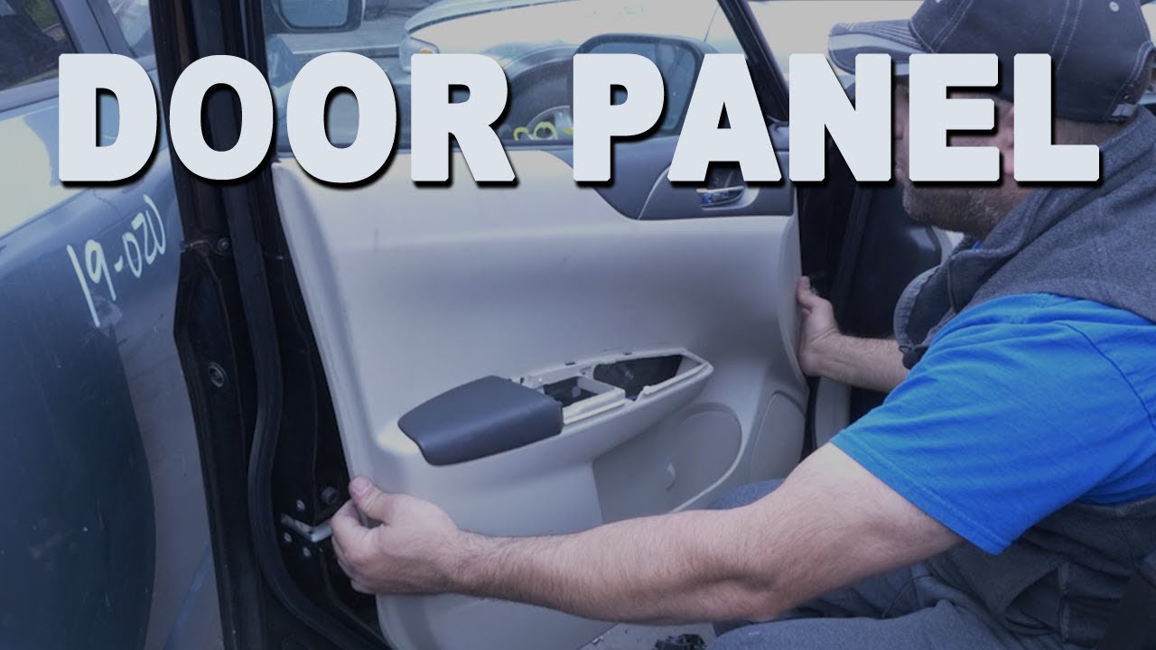 How to remove a car door panel 2011 Subaru Impreza YouTube