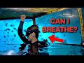 I Found an AIR CHAMBER Deep Underwater Inside This Cave - Can I Breathe?