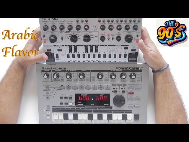 Roland MC303, Behringer TD3 MO, Arabic Flavor - YouTube