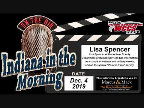 Indiana in the Morning Interview: Lisa Spencer (12-4-19)