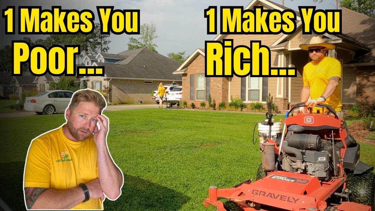 Один тип клиентов, заказывающих стрижку газонов, делает вас бедным... Другой делает вас богатым.