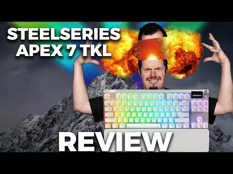 Steelseries Apex 7 TKL Ghost Review - The BEST TKL EVER has an OLED SCREEN???