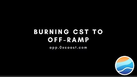 How to Burn $CST and Off-Ramp from PulseChain