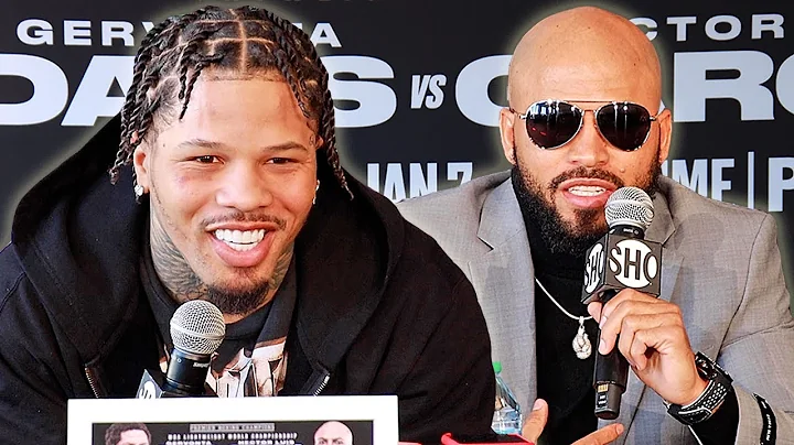 GERVONTA DAVIS VS HECTOR LUIS GARCIA  FULL KICK OFF PRESS CONFERENCE AND FACE OFF VIDEO