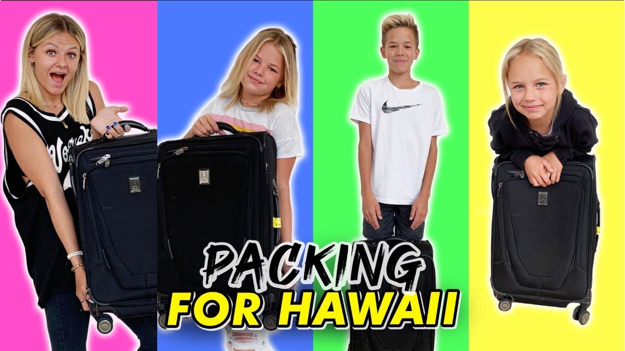 Packing For 4 Kids for Hawaii | Prepping For Vacation | The LeRoys