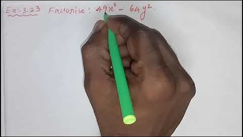 8 Maths Factorisation Example 3.22 & 3.23