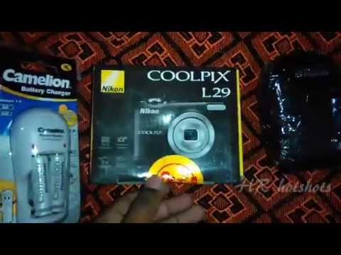 NIKON COOLPIX L29 CAMERA UNBOXING AND REVIEW HD