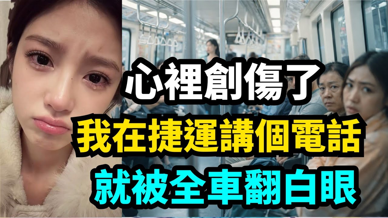 心理創傷了！我在台灣捷運講個電話就被全車翻白眼！長沙女孩嚇壞：這裡根本不歡迎大陸人！