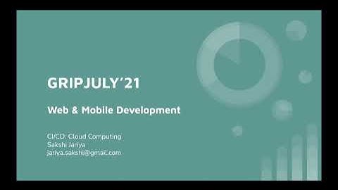 The Sparks Foundation internship task: CI/CD: Cloud Computing #GRIPJULY