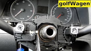 VW Golf 5 turn signal lever switch removal