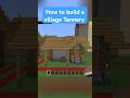 How to build a plains village Tannery in Minecraft.