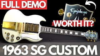 Epiphone 1963 SG CUSTOM Full Demo