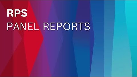 Bosch Security - RPS - Panel reports