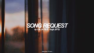 Song Request (English) Lyrics | Lee So Ra ft. Suga