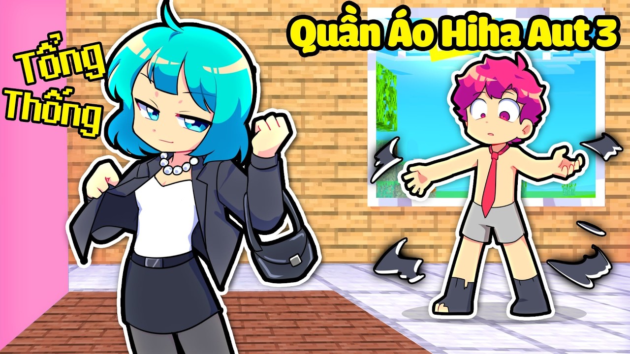 Yummie Sở Hữu Quần Áo Của Tổng Thống Hiha Trong Minecraft 🤣😍