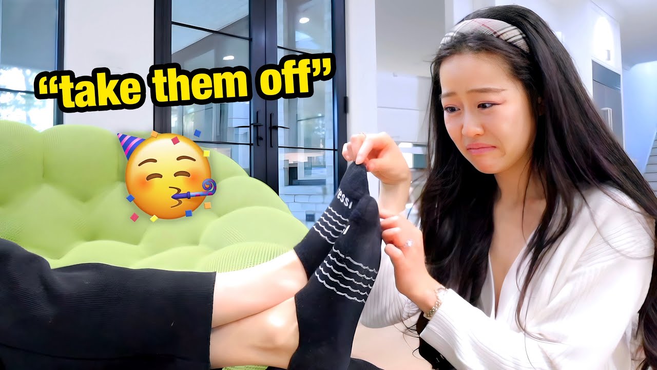 У него ДЕНЬ РОЖДЕНИЯ, поэтому я позволяю ему КОНТРОЛИРОВАТЬ меня 24 ЧАСА