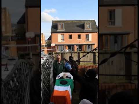 Alex Murphy funeral - shots fired over coffin - IRA funeral -