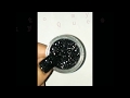 Do simple black glitter nails with me 💅 |step by step  | Beauty Queen