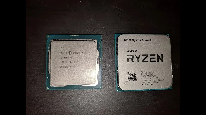 Ryzen 5 3600 vs Intel I5-9600k, A Batalha dos Processadores!