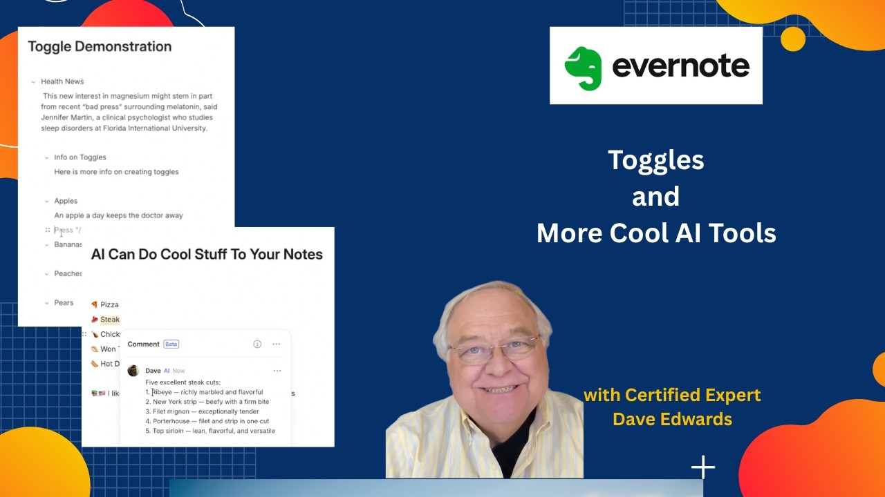 How Evernote Toggles Can Organize Long Notes & More AI Features