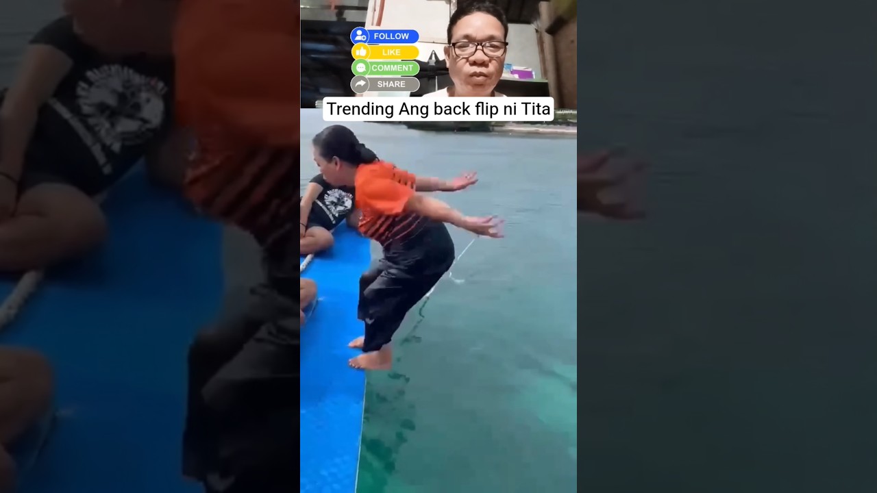Back flip ni Tita #shorts