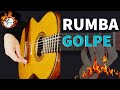 How to play rumba with golpe  flamenco guitar lesson