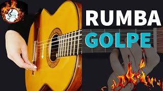 How to play Rumba with Golpe - Flamenco Guitar lesson