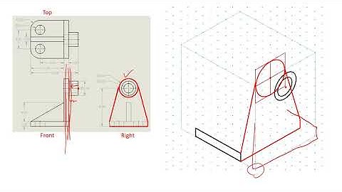 Isometric drawing example 3