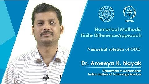 Lecture 02-Numerical Method: Finite difference approach