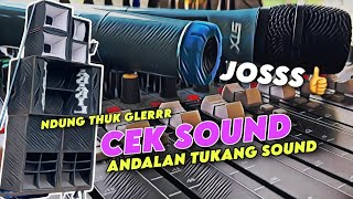 TERBARU ‼️Cek Sound Suara Bening BASS GLERR Mesti Gela Gelo